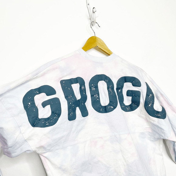 Disney Spirit Jersey Mandalorian Tie Dye Star Wars Baby Yoda Child GROGU SMALL S - Picture 6 of 8